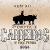 ENCONTRO DE CARREIROS DE POÇO FUNDO ACONTECE NO PRÓXIMO DOMINGO
